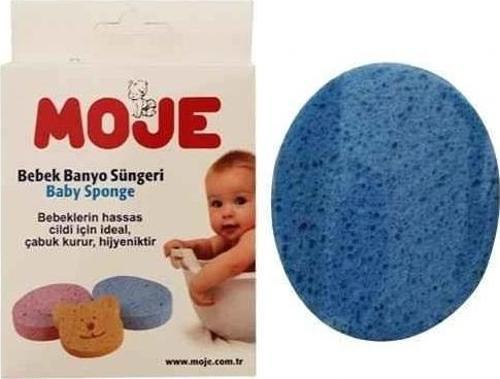 Selülozik Bebek Banyo Süngeri Mavi