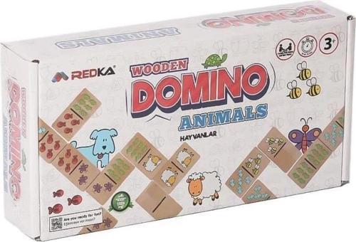 Rd5648 Ahşap Domino Animals -Redka