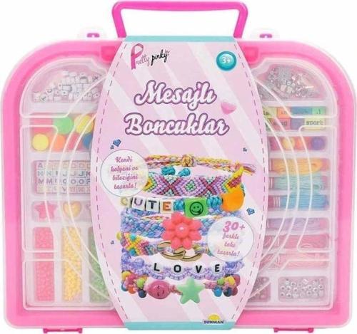 3319 Mesajlı Boncuklar Takı Tasarım Seti -Sunman