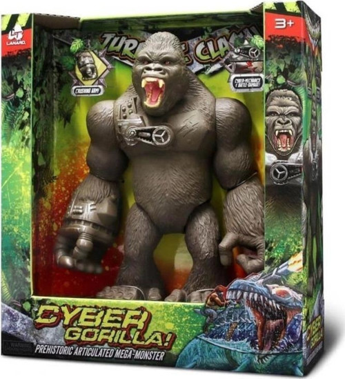 37108 Sunman Jurassic Clash Mega Canavar Siber Goril Figürü