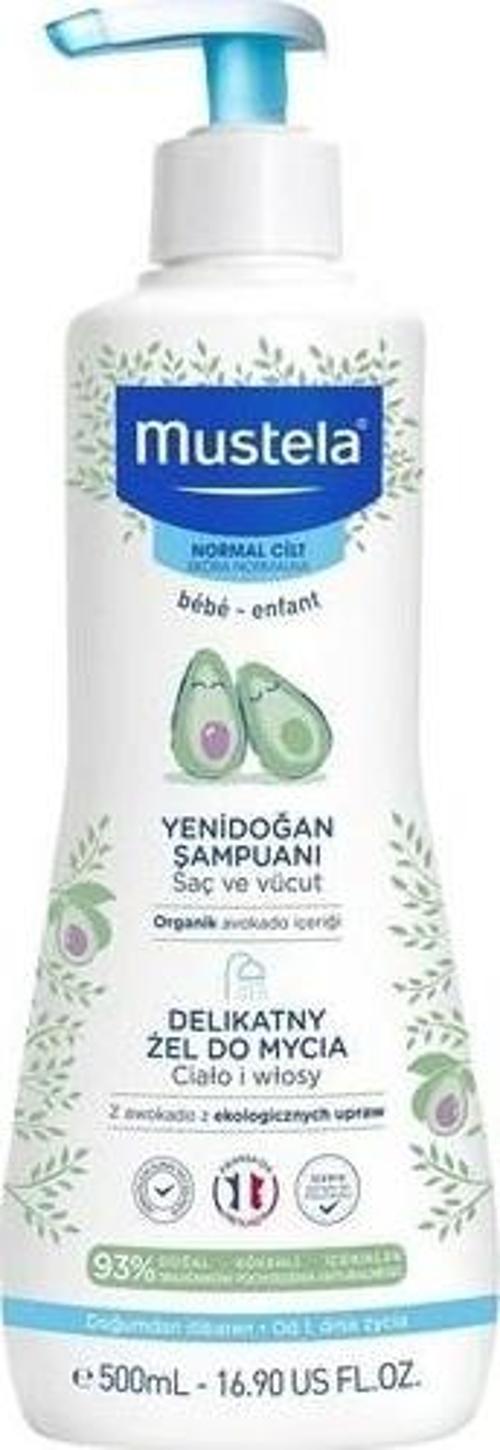 Mustela Dermo Cleansing Yenidoğan Saç Ve Vücut Şampuanı 500 Ml