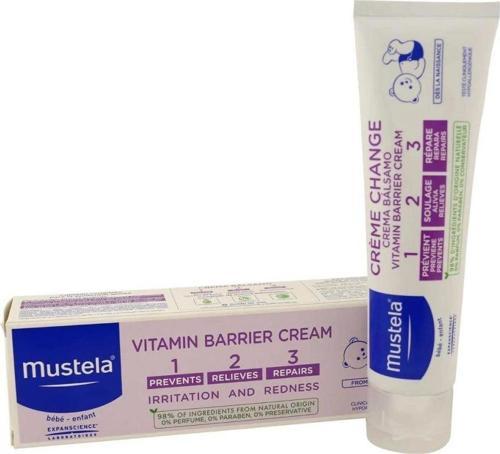 Mustela Baby Vitamin Barrier 1.2.3.Cream Pişik Önleyici Krem 100 Ml