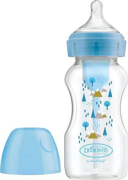 Pp Geniş Ağız Options Biberon 270 Ml Mavi