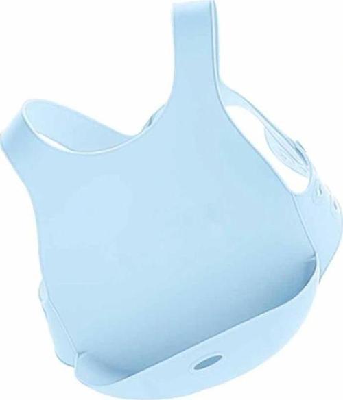 Silikon Mama Önlüğü Mineral Blue