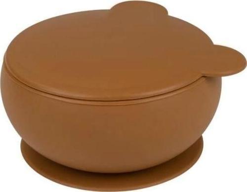 Silikon Kapaklı Kase Woody Brown