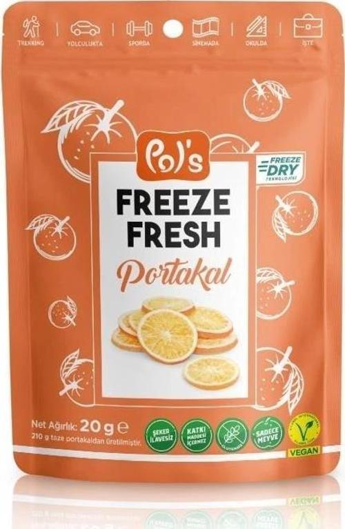 Nessiworld Pol’s Freeze Fresh Dondurularak Kurutulmuş Portakal 20g