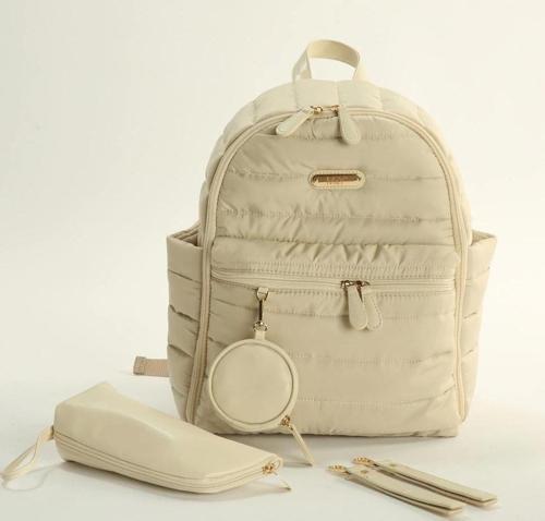 M&Y Puff Anne Bebek Bakım Sırt Çantası 7335 Krem