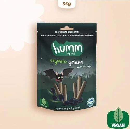 Nessiworld Humm Organik Vegan Zeytinli Grissini 55 Gr