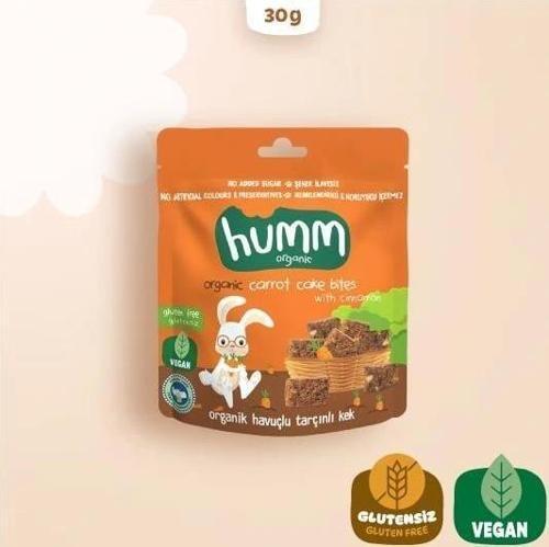 Nessiworld Humm Organik Havuçlu Tarçınlı Vegan Kek 30 Gr
