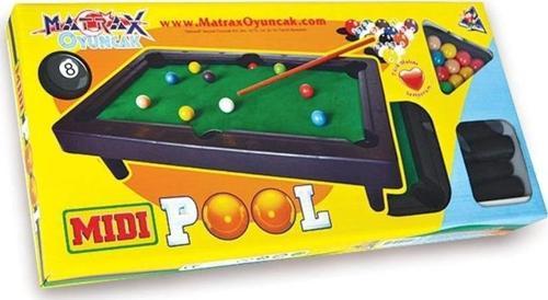 040 Mi̇Di̇ Pool Ort.Boy Bi̇Lardo Oyunu
