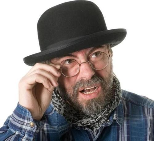 Siyah Renk Yetişkin Boy Retro Bowler Derby Şapkası 58 Cm