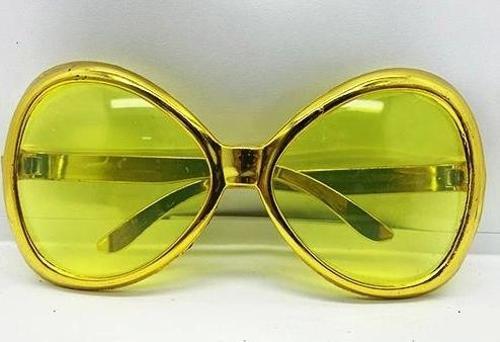 Yeşilçam Temalı Parti Gözlüğü Gold Renk 7X16 Cm