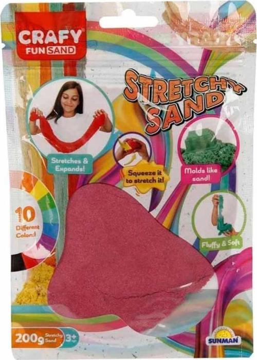 Streç Oyun Kumu Pembe 200 Gr