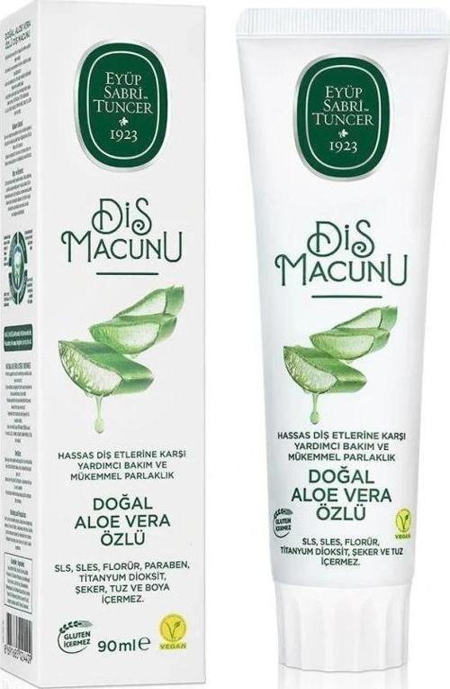 Doğal Diş Macunu 90 Gr Aloe Vera