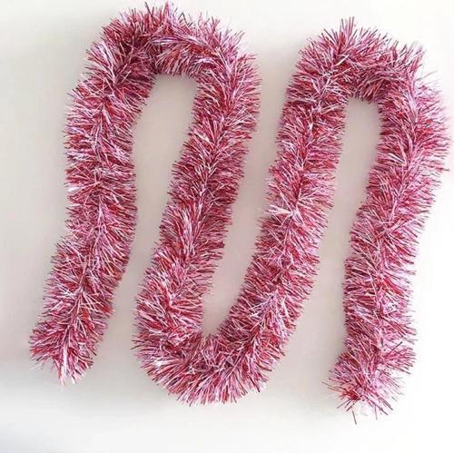 Parti İÇin Sim Süs 2 Metre Uzunluk 6 Cm Genişlik Pembe Renk İThal