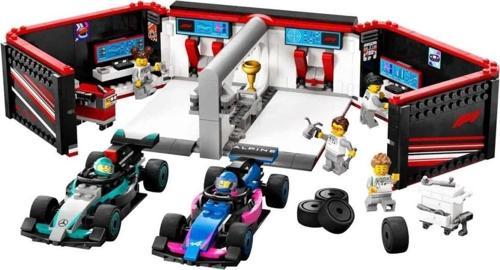 Nessiworld LEGO City F1 Garajı ve Mercedes-AMG ve Alpine Arabaları 60444