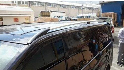 Mercedes Vito Uyumlu Tavan Çıtası 2004 - ABS Krom Gri - Uzun - Orta - Kısa