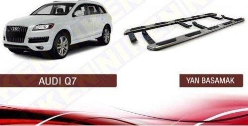 Audi Q7 Uyumlu Yan Basamak Marşpiyel Koruma Oem 2006 / 2015 Drs 4X4