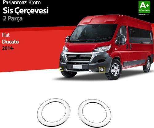 Fiat Ducato Uyumlu Krom Sis Farı Çerçevesi 2 Parça 2014 Üzeri