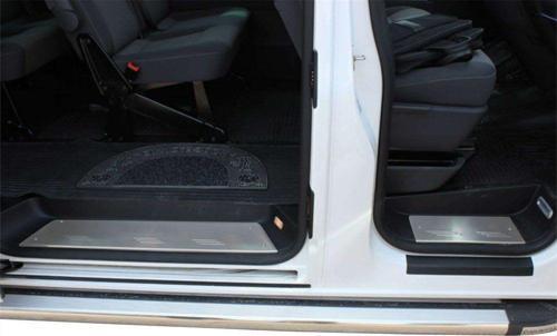 Volkswagen Caravelle Uyumlu T5.5 Kapı Eşiği 4 Parça Krom 2010-2015
