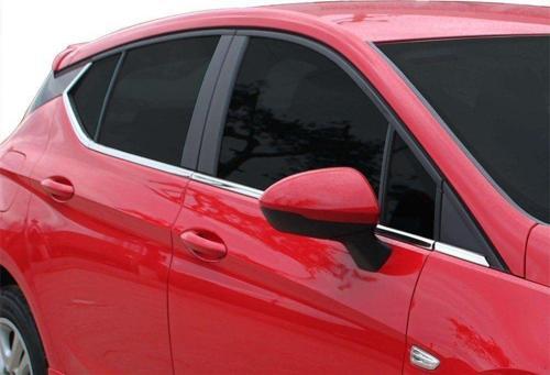 Opel Astra Uyumlu K Cam Çıtası 8 Parça Krom 2015 Ve Sonrası