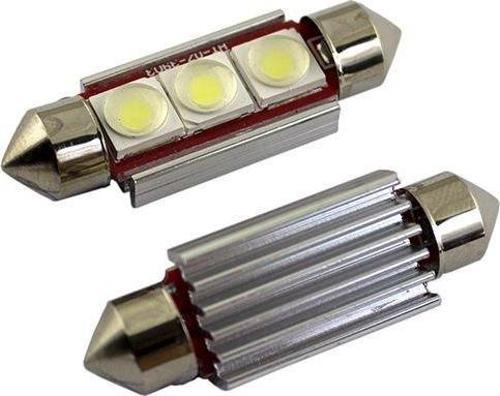 Sofit Amp.Full Canbus 39Mm 3Creeled 3V-24V/Laam614