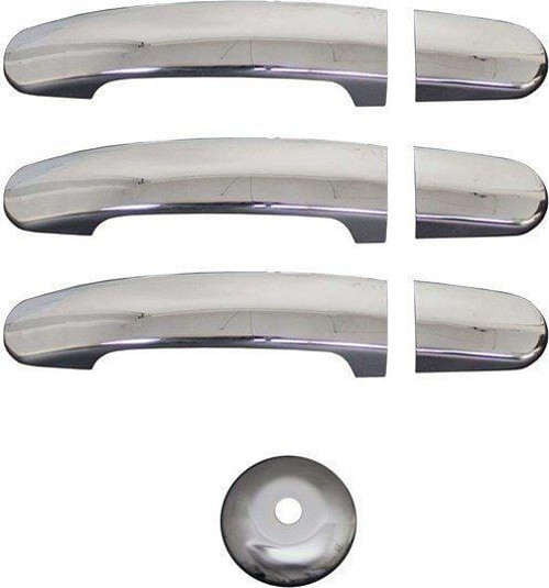 Ford Custom Uyumlu Kapı Kolu 3 Kapı Set 7 Parça Krom 2013 Ve Sonrası