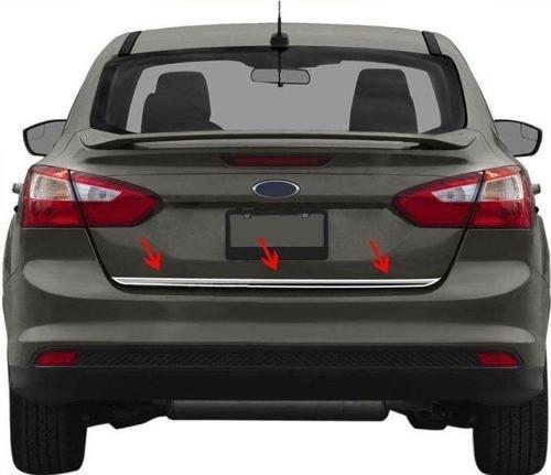 Ford Focus Uyumlu 3 Bagaj Alt Çıta Krom Sedan 2011-2014