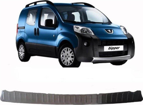 Peugeot Bipper Uyumlu Arka Tampon Eşiği Krom 2008 Ve Sonrası