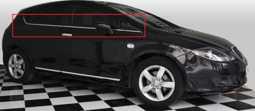 Seat Leon Uyumlu 2 Facelift Cam Çıtası 6 Parça  Krom 2009-2012
