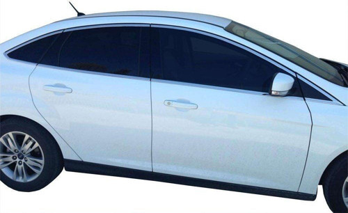 Ford Focus Uyumlu 3 Sedan Cam Üst Çıtası 16 Parça. Krom 2011-2014