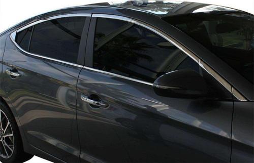 Hyundai Elantra Uyumlu 6 Cam Çerçevesi 14 Parça Krom 2016 Ve Sonrası