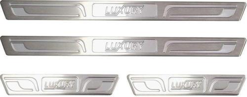 Dacia Duster Uyumlu Luxury Kapı Eşiği 4 Krom 2013-2017