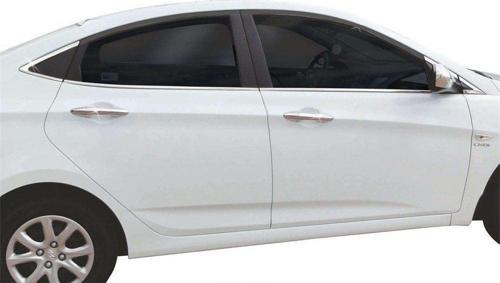 Hyundai Accent Uyumlu Blue Rb Cam Çıtası 10 Parça Krom 2011 Ve Sonrası