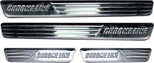 Ford Kuga Uyumlu Chrome Line Kapı Eşiği 4 Kapı Krom 2013 Ve Sonrası