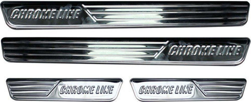 Ford Ranger Uyumlu Chrome Line Kapı Eşiği 4 Kapı Krom 2016 Ve Sonrası