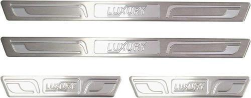 Hyundai İ10 Uyumlu Luxury Kapı Eşiği 4 Parça Krom 2017 Ve Sonrası