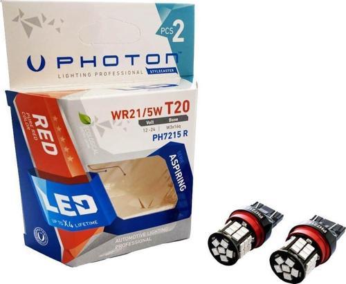 T20 21-5W Uyumlu Kırmızı LED Ph7215 R