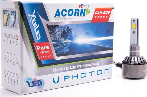 Acorn H1 Uyumlu White Yellow 3 Plus LED Headlıght