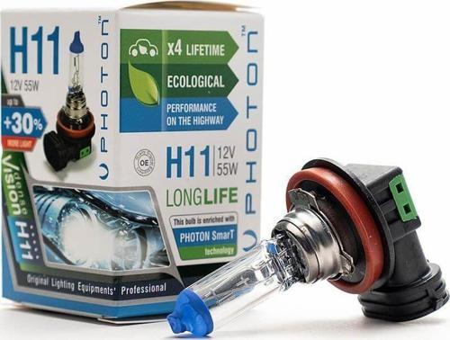 H11 12V Uyumlu 55W Pr Ll 0,3 Fazla Işık