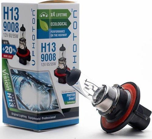 H13 12V Uyumlu 60/55W 9008 Pr Ll 0,3 Fazla Işık