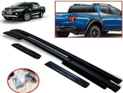 Mitsubishi L200 Uyumlu Tavan Çıtası -2015 Oem Style Black Siyah
