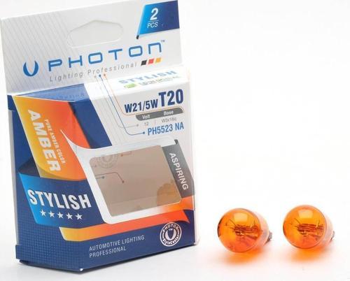 T20 21/5W Uyumlu 12V Çift Devre Natürel Amber
