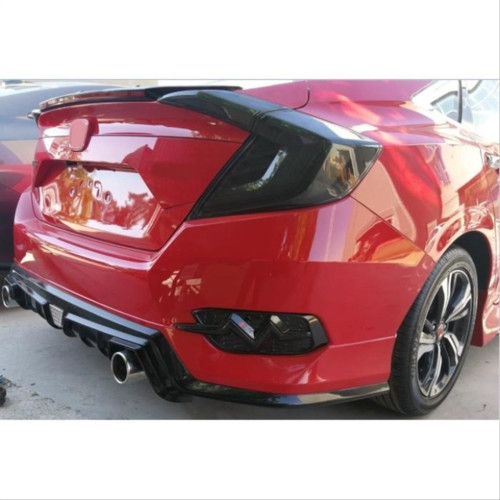 Honda Civic Uyumlu Fc5 2016-2020 Ritim Dizayn Arka Sis Ledi Smoke