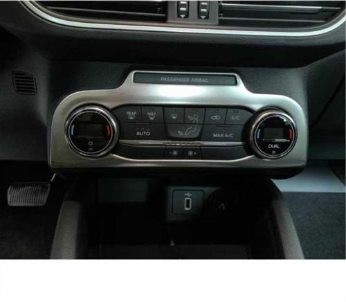 Ford Focus Uyumlu 2019+ Klima Panel Kaplama Silver(Paslanmaz Çelik),
