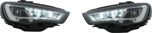 Audi A3 Uyumlu 2013-2016 LED Far ( 2017+ Görünüm Facelift)