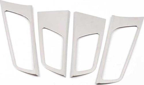 Hyundai Tucson Uyumlu 2015-2018 İç Kapı Kolu Kaplama - Silver