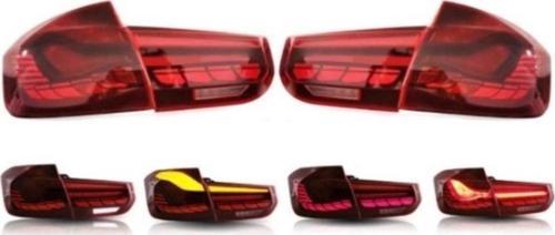 Bmw 3 Uyumlu Serisi F30 Dragon LED Stop Dinamik Animasyonlu - Kırmızı