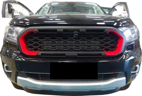Ford Ranger Uyumlu T8 Ön Panjur Seti 2018 Ve Üzeri Ledli Mustang Logolu