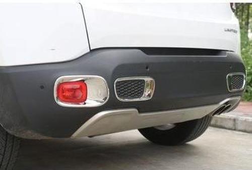 Jeep Renegade Uyumlu 2014-2017 Arka Reflektör Çerçevesi- Arka Sis Krom